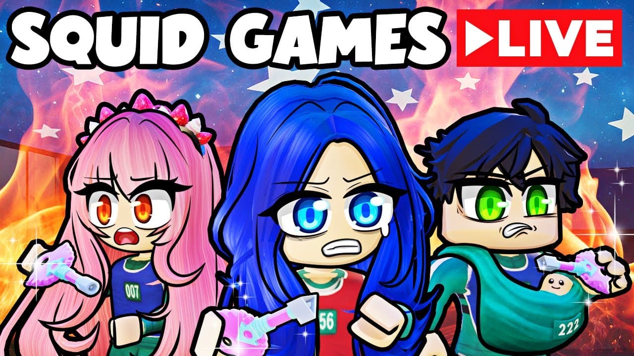 KREW plays Roblox Squid Games!