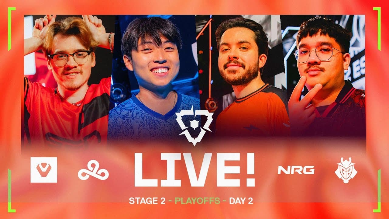 SEN vs C9 | G2 vs NRG &#8211; VCT Americas Stage 2 &#8211; Playoffs Day 2