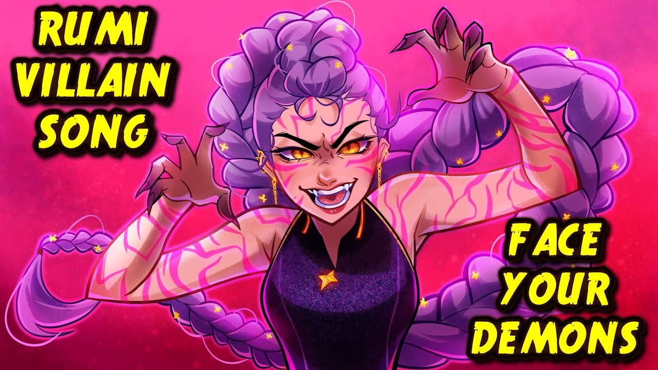 RUMI VILLAIN SONG &#8211; Face Your Demons | KPop Demon Hunters Animation |【By MilkyyMelodies】