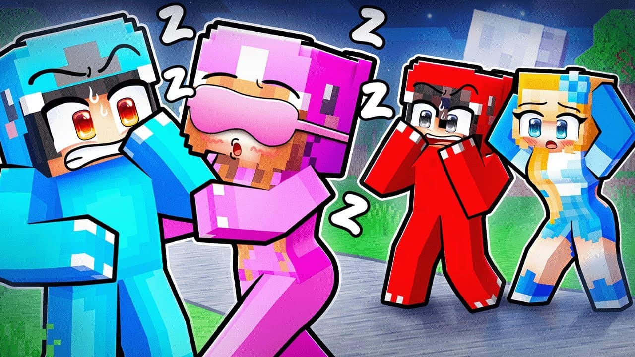 Lily Is Sleepwalking At 3 AM In Minecraft…