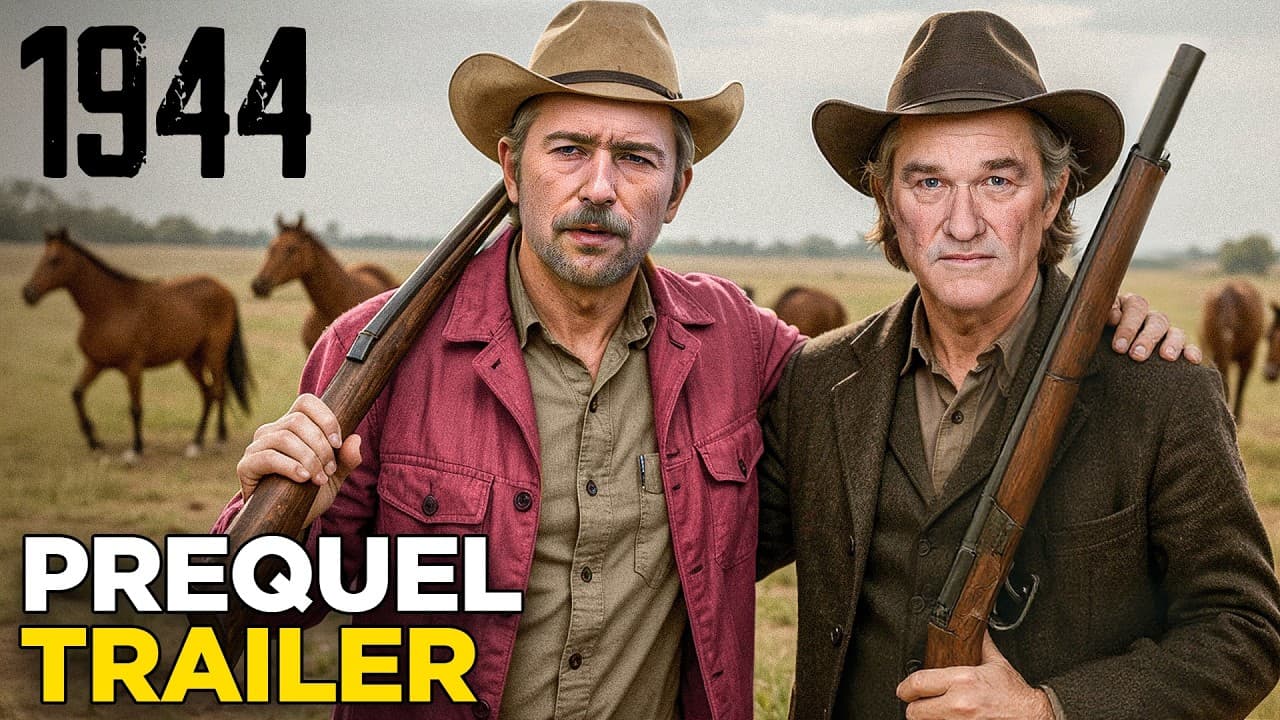 Yellowstone 1944 Trailer: Brandon Sklenar &#038; Kurt Russell