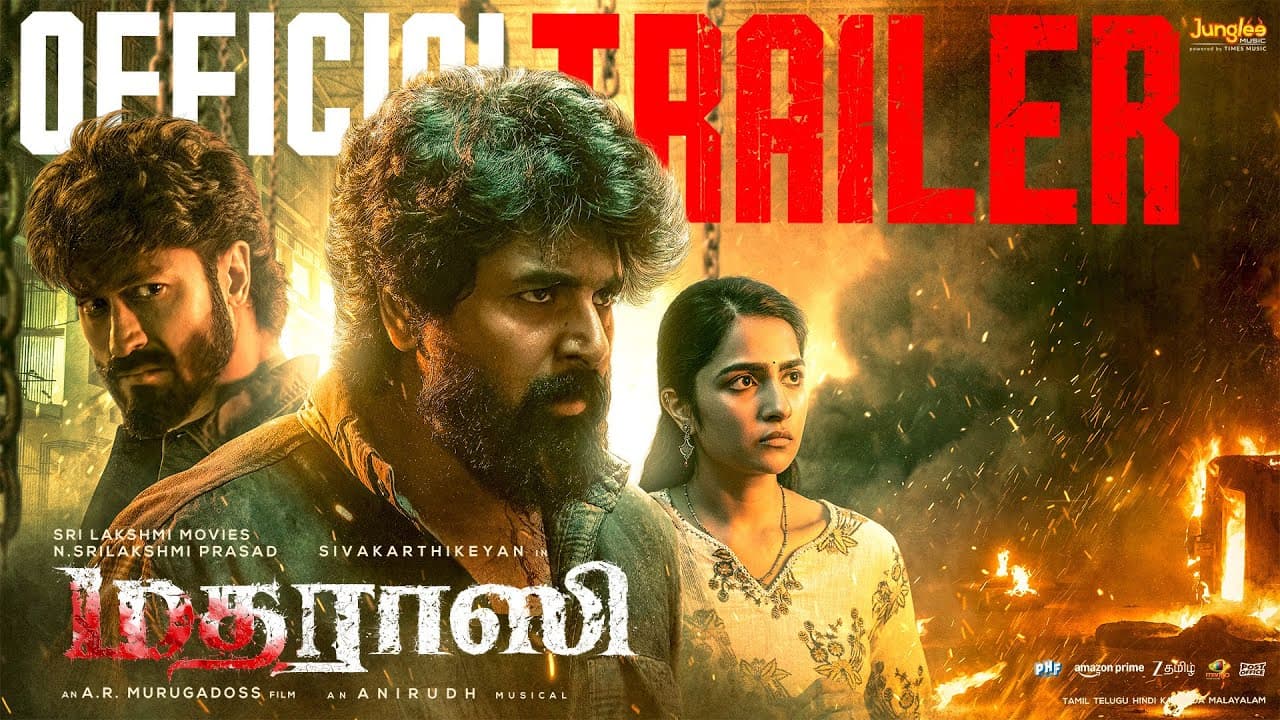 Madharaasi &#8211; Official Trailer | Sivakarthikeyan | Rukmini | Vidyut | A.R.Murugadoss | Anirudh