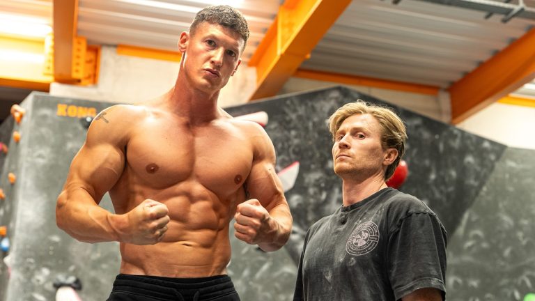 This Bodybuilder Beat me in Climbing!